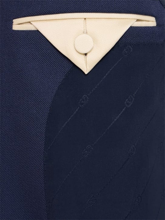 Valentino: 羊毛华达呢夹克