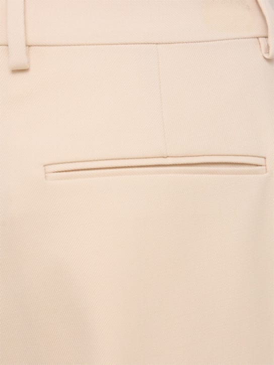 Valentino: 羊毛华达呢正装裤