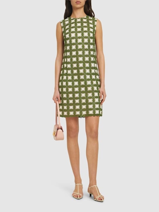 Giambattista Valli - Macramé蕾丝迷你连衣裙