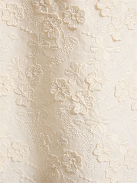 Giambattista Valli: Embroidered long-sleeved mini dress