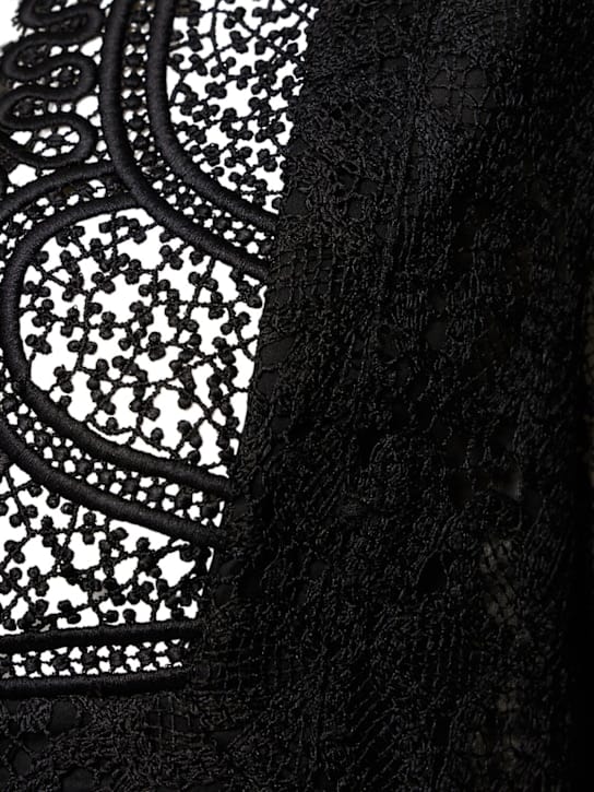 Giambattista Valli: Lace mini dress with flared sleeves