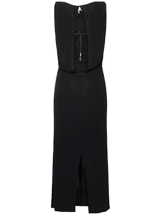 16arlington: Jersey midi dress with open back