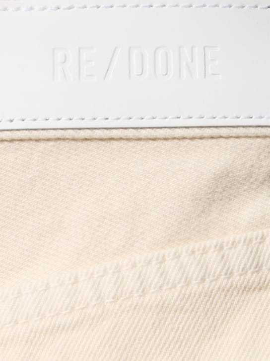 RE/DONE: The standard高腰直筒牛仔裤