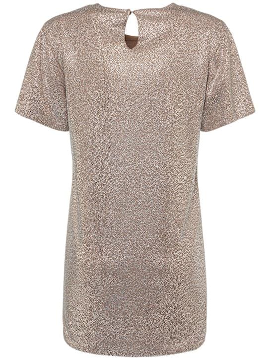 Giuseppe Di Morabito: Crystal mini T-shirt dress