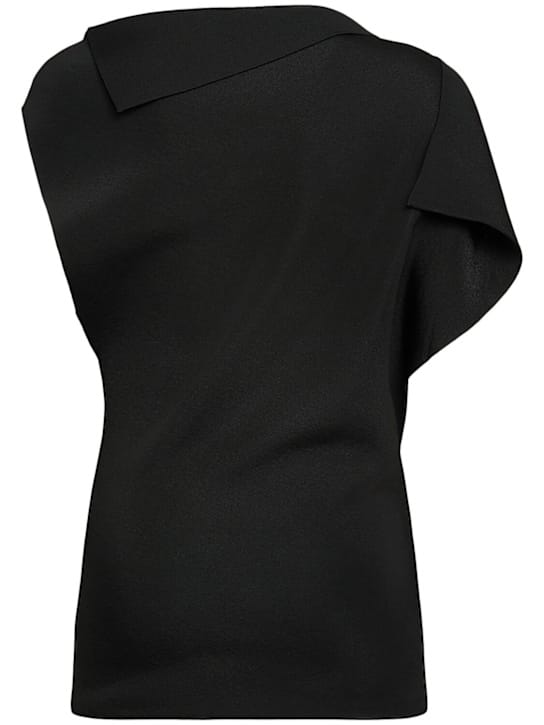 Jacquemus: Drapiertes asymmetrisches Minikleid