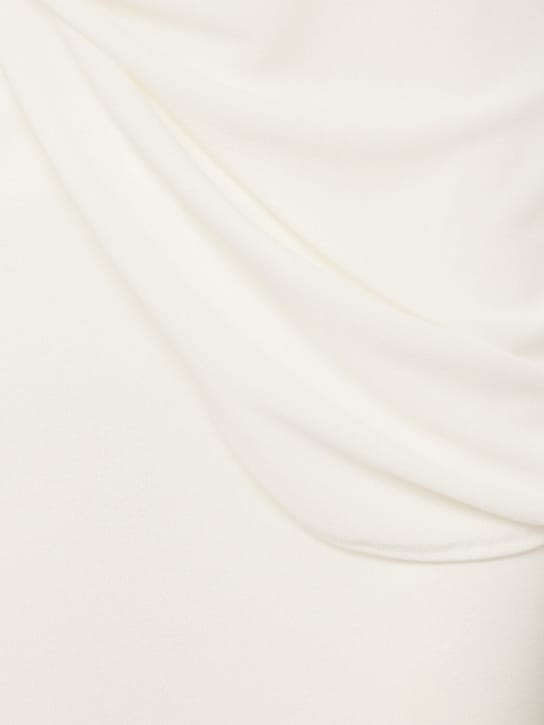 Jacquemus: Maxikleid aus Jersey mit Raffung