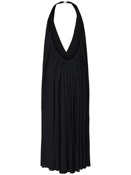 Jacquemus: Neckholder-Maxikleid mit tiefem Ausschnitt