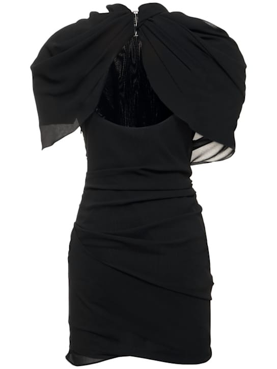 Jacquemus: Asymmetrisch drapiertes Minikleid