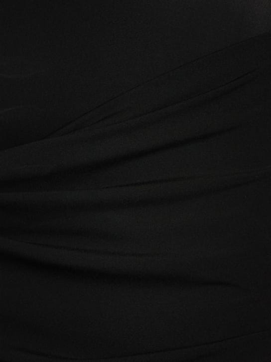 Jacquemus: Minikleid aus Jersey mit Drapierung