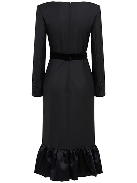 Valentino: Vestito midi in lana vergine