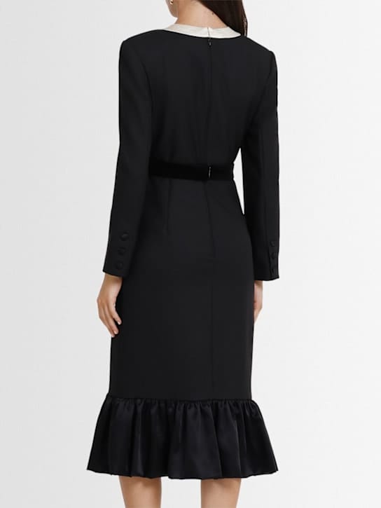 Valentino: Vestito midi in lana vergine