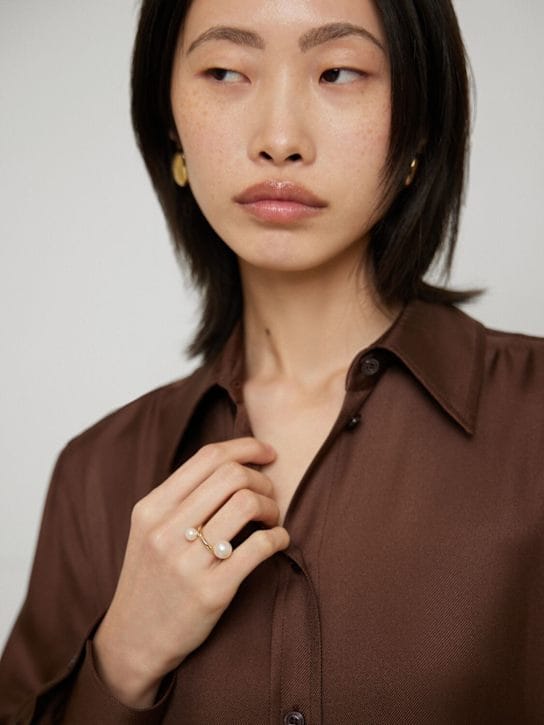 Sophie Bille Brahe - La Grace珍珠细圈戒指
