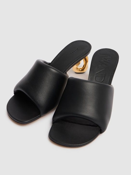 JW Anderson: 75毫米Chain皮革穆勒凉鞋