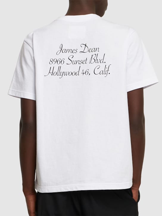 Sacai: Oversize T-shirt with graphic print