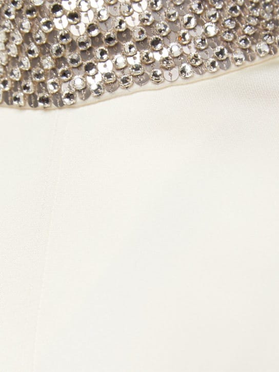 Tom Ford: Silk mini dress with embellished collar