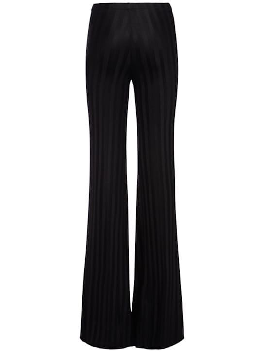 Tom Ford: 条纹人字呢粘胶纤维喇叭裤