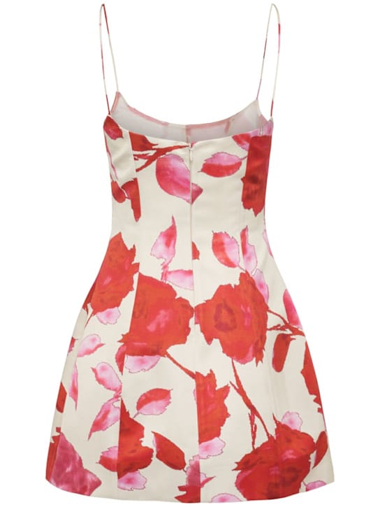 Blumarine: Vestito svasato con spalline sottili