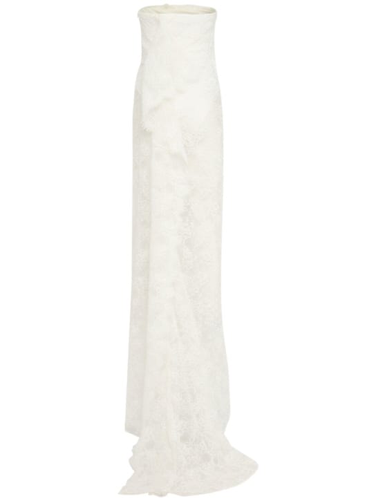 Christopher Esber: Strapless Long Dress with Draping