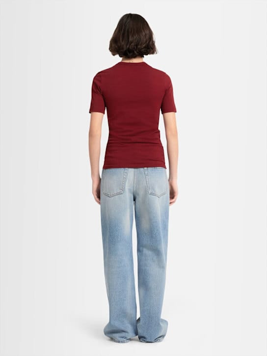 Annagreta: Daisy弹力棉质针织T恤
