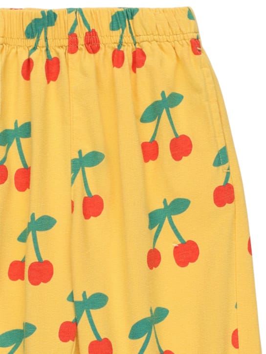Jellymallow - 樱桃印花棉质运动裤