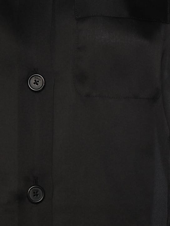 Khaite: Silk maxi shirt dress