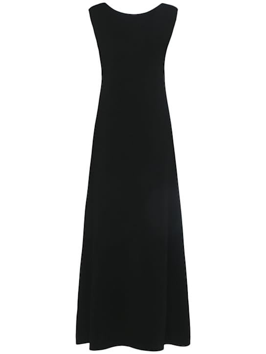 Khaite: Plunging V-neck maxi dress