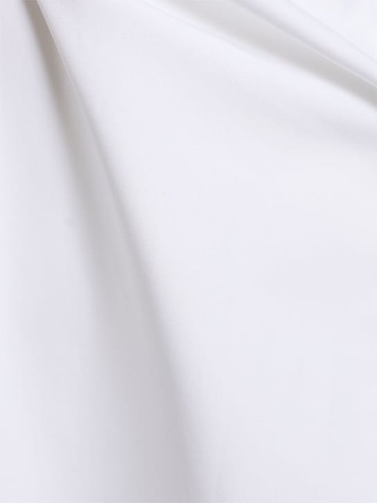 Khaite: Silk maxi dress with V-neck