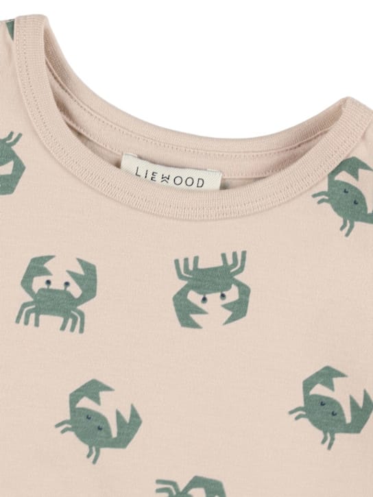 Liewood: 螃蟹印花棉质平纹针织T恤