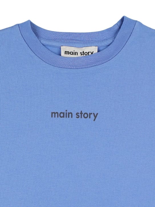 Main Story - 刺绣棉质平纹针织T恤