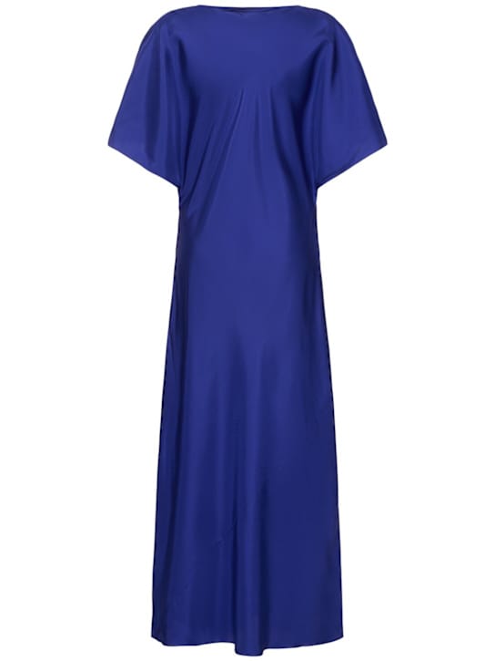 Róhe: Long dress with kimono sleeves