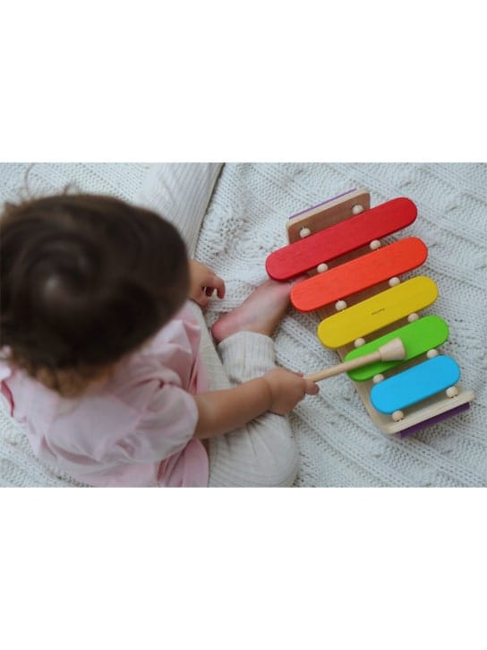 PlanToys: Rainbow彩虹椭圆木琴