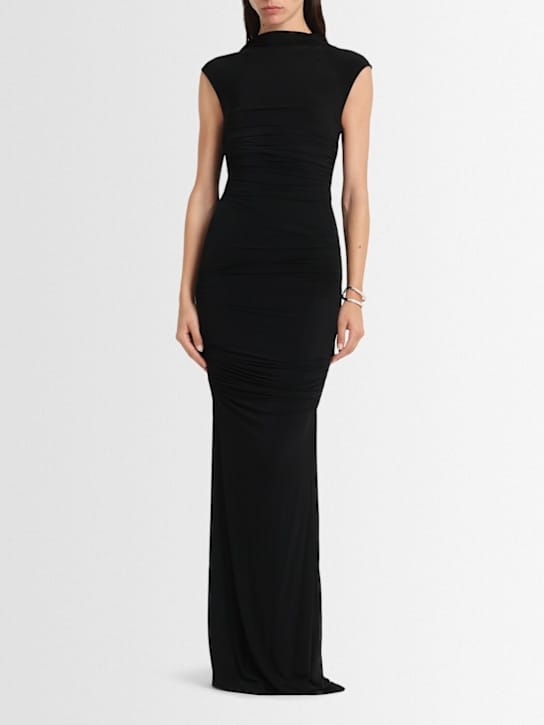 TOVE: Draped jersey maxi dress
