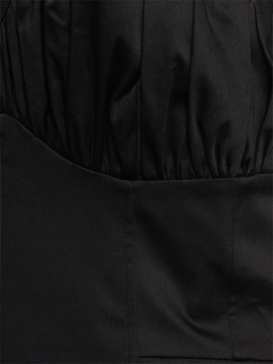 TOVE: Strapless stretch cotton maxi dress
