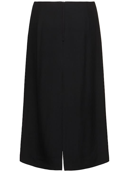 Carven: 粘胶纤维迷笛半身裙
