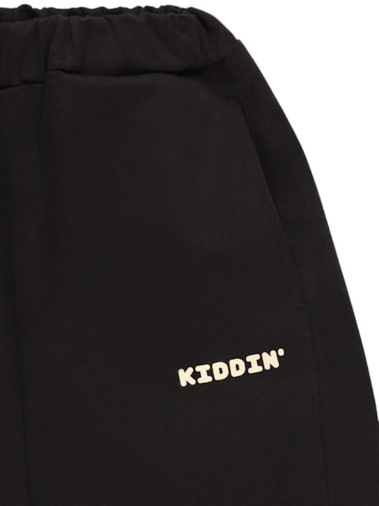 Kiddin - 大廓型弹力棉质奇诺裤