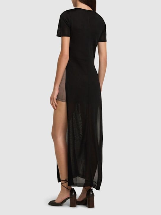 Lemaire: Jersey maxi dress with slit