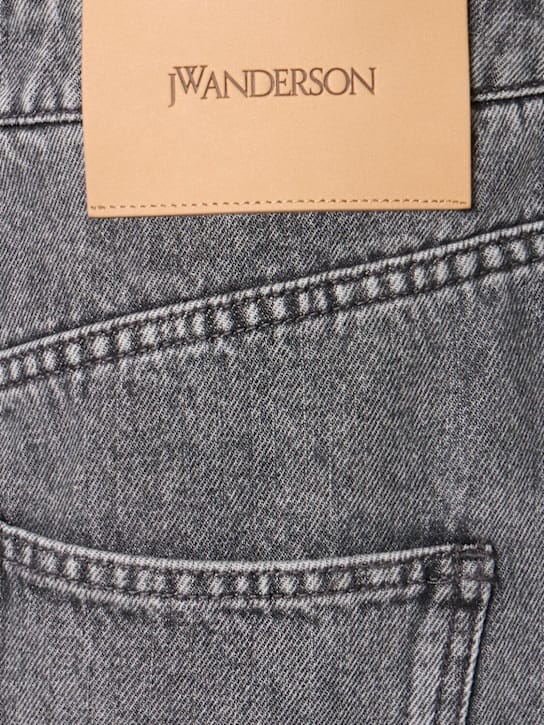 JW Anderson: 贴片口袋牛仔迷你短裙