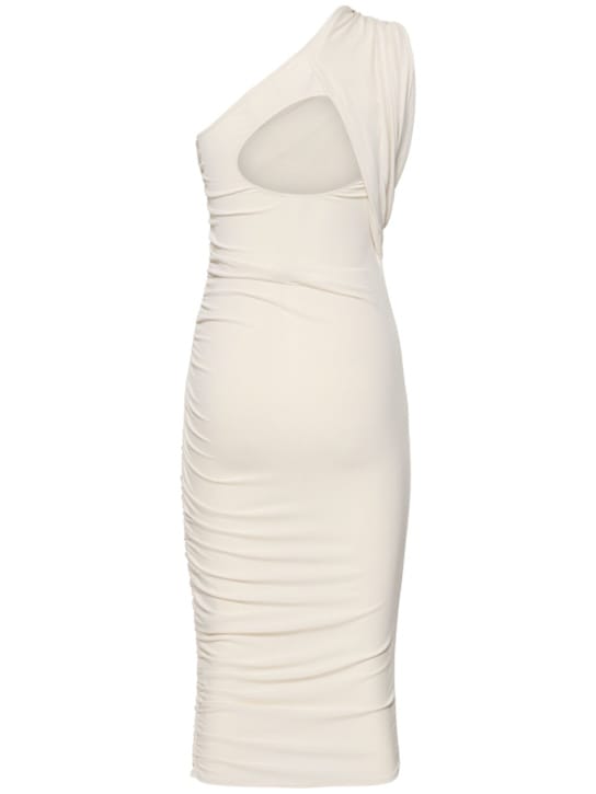 Rick Owens: Abito monospalla drappeggiato con cut-out