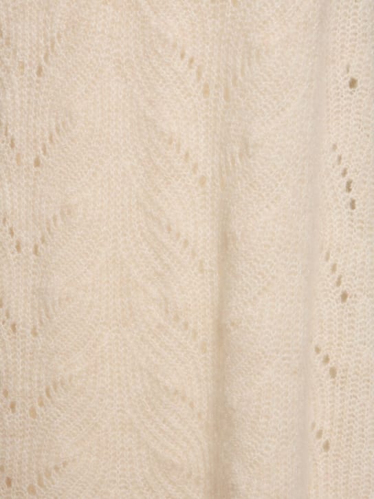 The Garment: Robe longue en maille ajourée