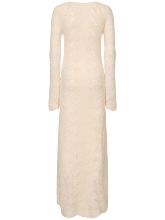 The Garment: Robe longue en maille ajourée