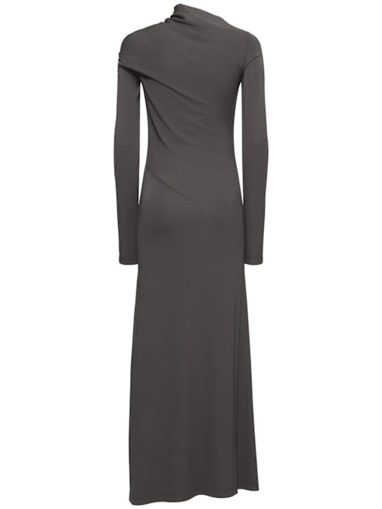 Toteme: Draped jersey maxi dress