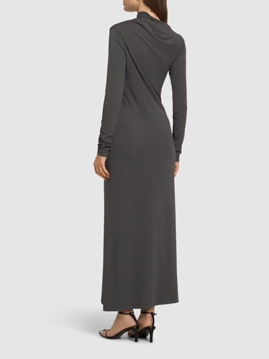 Toteme: Draped jersey maxi dress