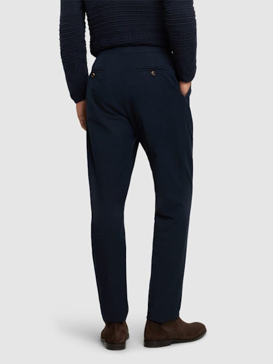 Brunello Cucinelli: 打褶棉质裤子