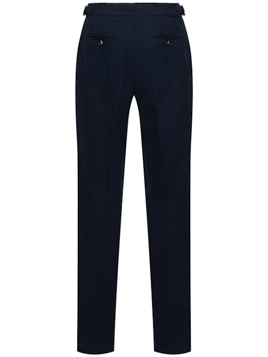Brunello Cucinelli: 打褶棉质裤子