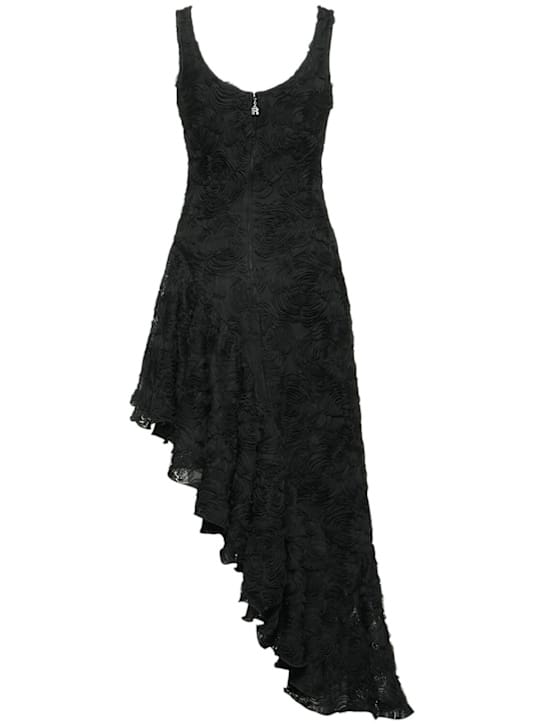 Rotate: Asymmetrisches Kleid mit Rüschen
