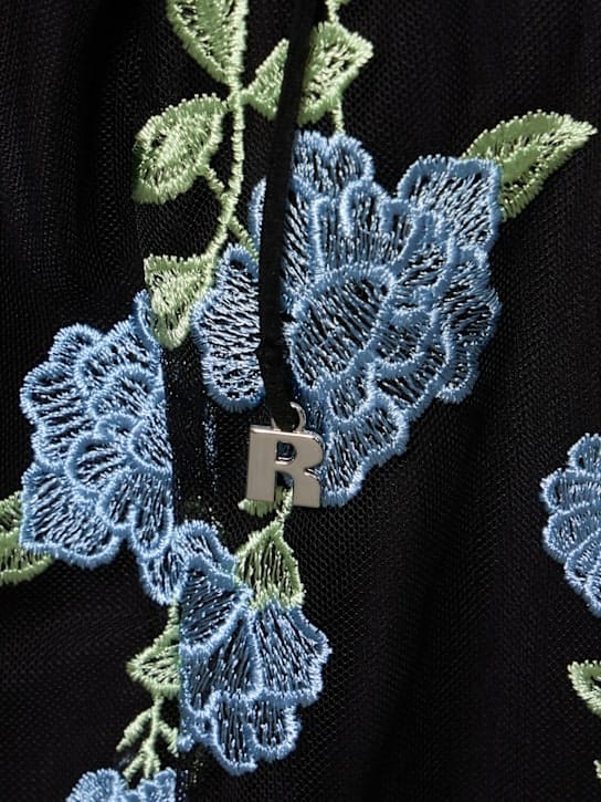 Rotate: Abito corto in tulle ricamato