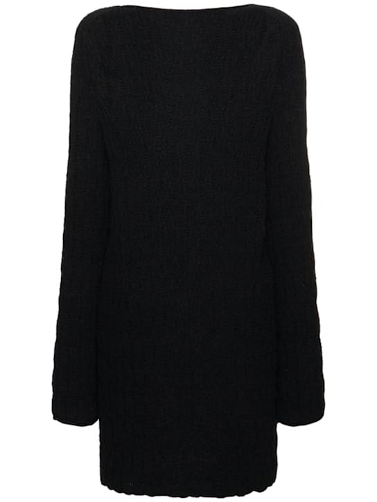 Loulou De Saison: Abito corto in maglia di cotone