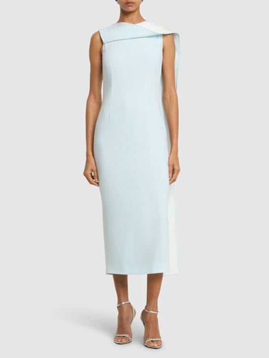 Roland Mouret - 绸缎绉纱迷笛连衣裙