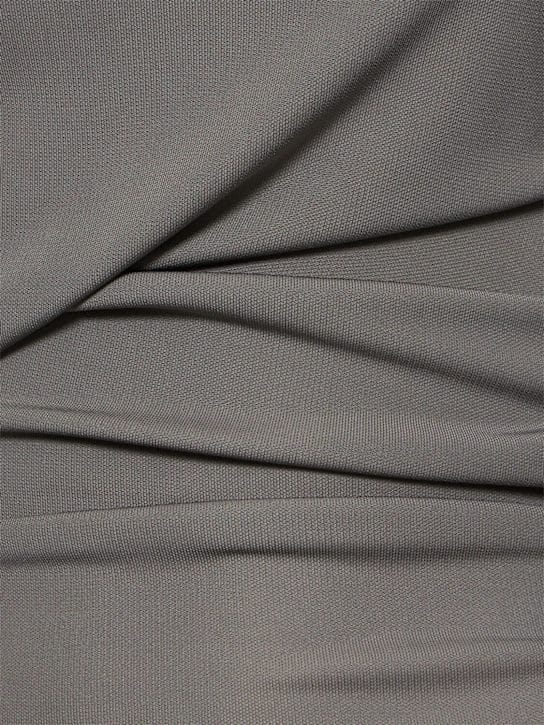 Aya Muse: Vestido largo de punto drapeado