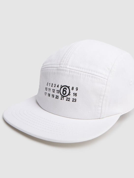 MM6 Maison Margiela - 印花棉质帆布棒球帽